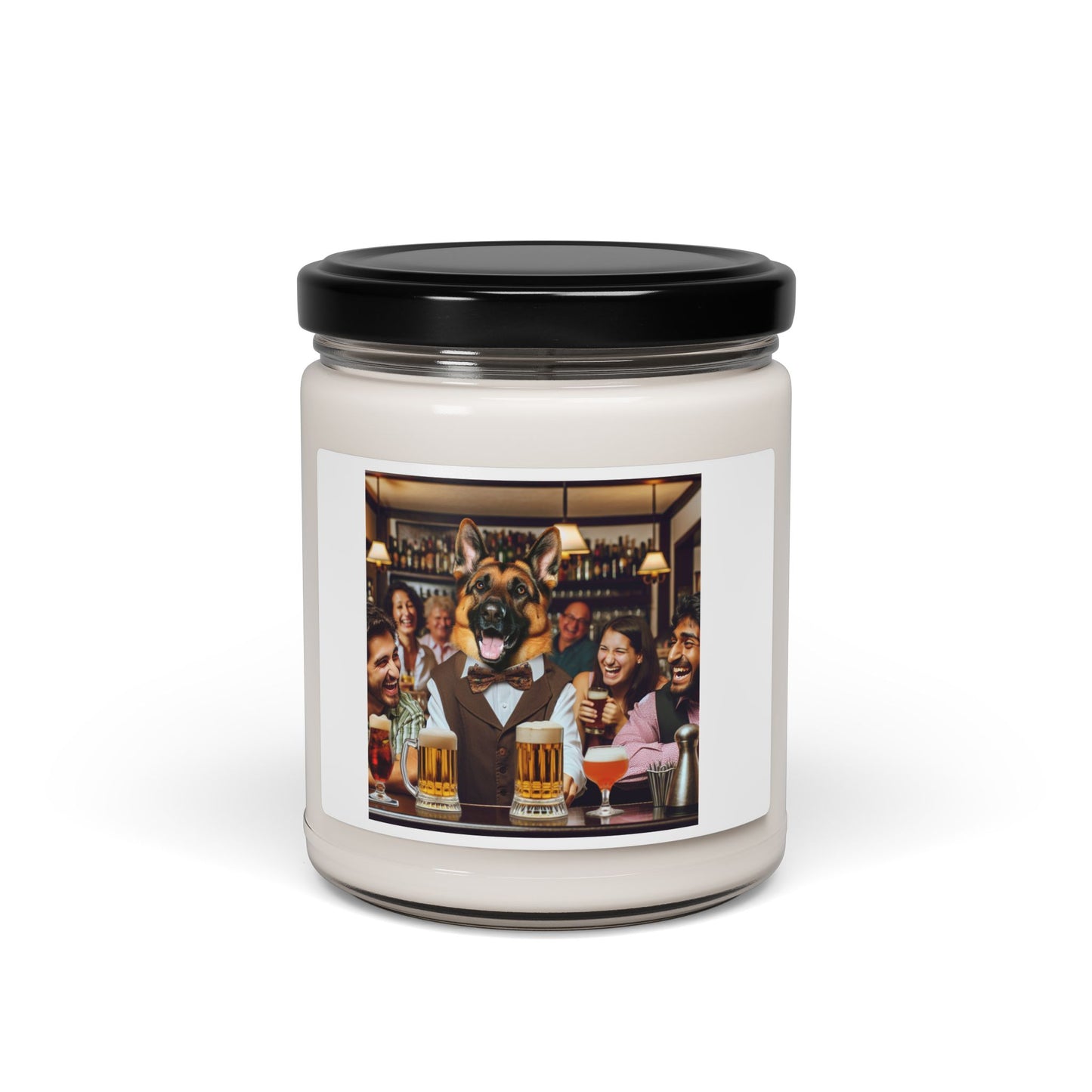 Fun Dog-Themed Scented Soy Candle - Perfect Gift for Pet Lovers